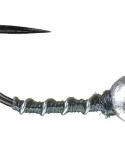 MFC Shop Flies Jig Zebra Midge - Black