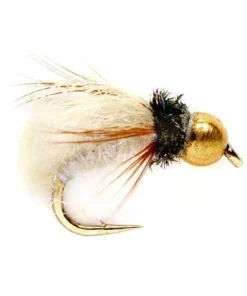 Fulling Mill Shop Flies Jan's Pearl Caddis Pupa - Tan