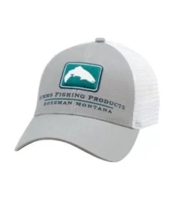 Simms - Trout Icon Trucker Hat - Granite