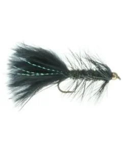 Umpqua Gold Bead Wooly Bugger Peacock & Grizzly