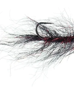 MFC Chan's Balanced Ruby-Eyed Leech - Black/Red Shop Flies