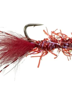 MFC Rowley's BB Micro Leech - Red Shop Flies