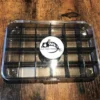 Adamsbuilt Fly Fish Food Logo Fly Box, Ultra Clear 24 Compartment - Large