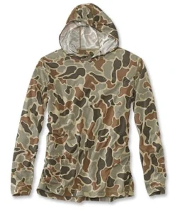 Orvis DriRelease Pullover Sun Hoodie - Camo Clothing & Logo Gear
