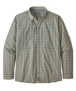 Clothing & Logo Gear Patagonia Long-Sleeved Sun Stretch Shirt - Smolder Blue