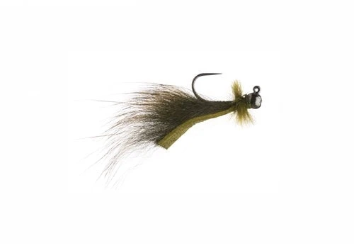 Umpqua Mini Jig Leech - Olive Shop Flies 3 Umpqua Mini Jig Leech - Olive Shop Flies