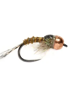 Fulling Mill Olive Quill Nymph Brown (TBH) B/L