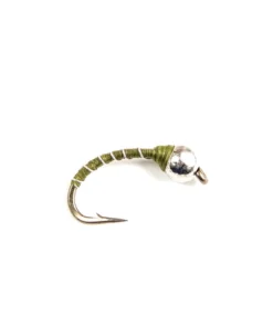 Fulling Mill Shop Flies Olive Zebra Midge (TBH)