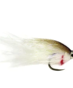Fulling Mill Shop Flies Baby Fat Minnow Olive & White
