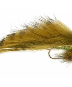 Fulling Mill Shop Flies Olive Zonker Skullhead