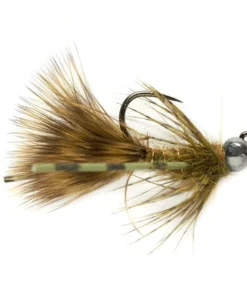 Fulling Mill Tungsten Jig Bugger - Olive - Barbless Shop Flies