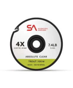 Tippet Leader & Accessories Scientific Anglers Absolute Clear Trout Tippet - 100m