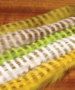 Hareline Black Barred Magnum Rabbit Strips