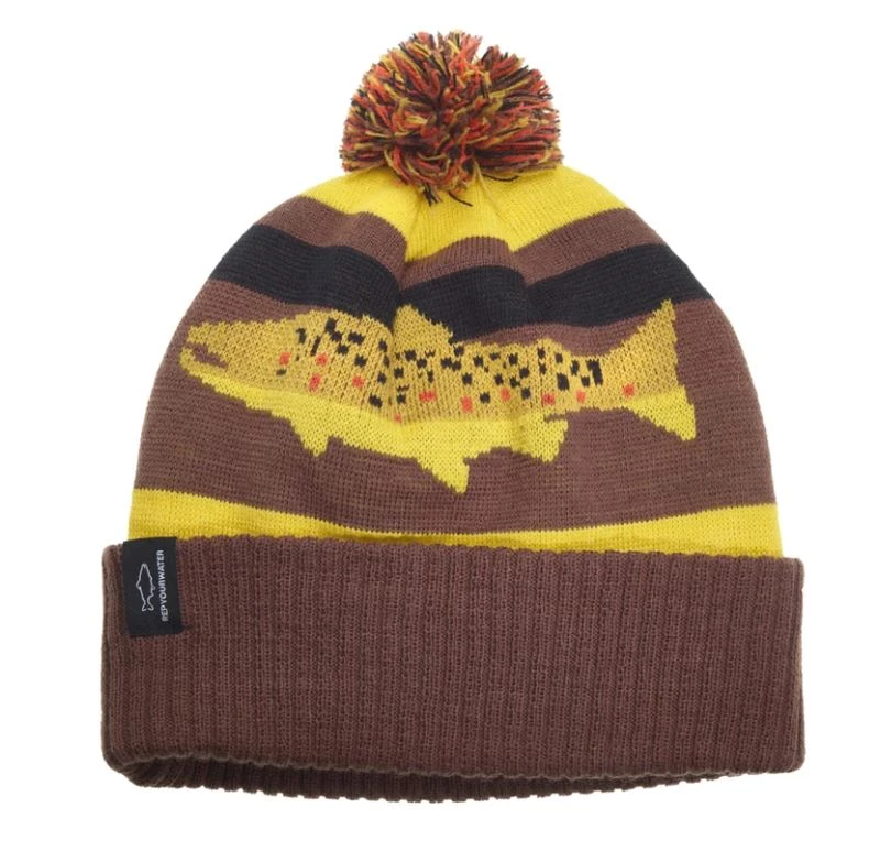 Rep Your Water RepYourWater Digi Brown Knit Hat 3 Rep Your Water RepYourWater Digi Brown Knit Hat