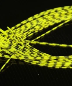 Hareline Synthetic Fibers & Flash Barred Rubber Legs