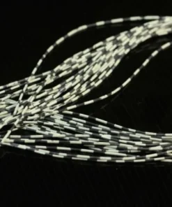 Hareline Synthetic Fibers & Flash Barred Rubber Legs