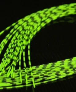 Hareline Synthetic Fibers & Flash Barred Rubber Legs