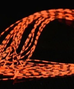 Hareline Synthetic Fibers & Flash Barred Rubber Legs