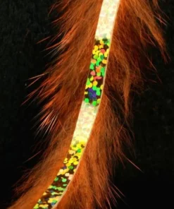 Hareline Bling Rabbit Strips Hair & Fur