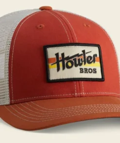 Howler Brothers Howler Bros Standard Hats - Howler Electric Stripe: Brick/Stone