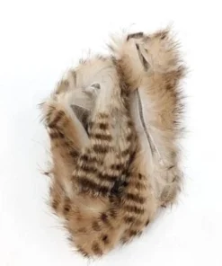 Hareline Brown Barred Magnum Rabbit Strips