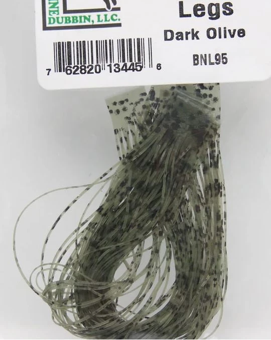 Hareline Synthetic Fibers & Flash Buggy Nymph Legs 6 Hareline Synthetic Fibers & Flash Buggy Nymph Legs