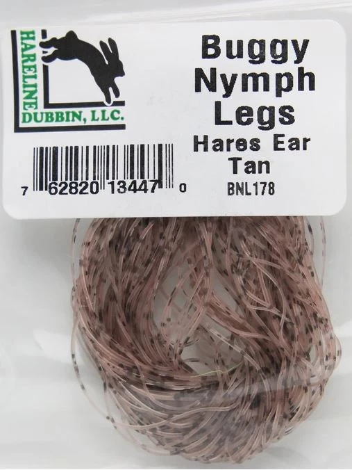 Hareline Synthetic Fibers & Flash Buggy Nymph Legs 8 Hareline Synthetic Fibers & Flash Buggy Nymph Legs