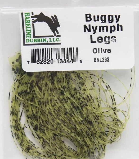 Hareline Synthetic Fibers & Flash Buggy Nymph Legs 9 Hareline Synthetic Fibers & Flash Buggy Nymph Legs
