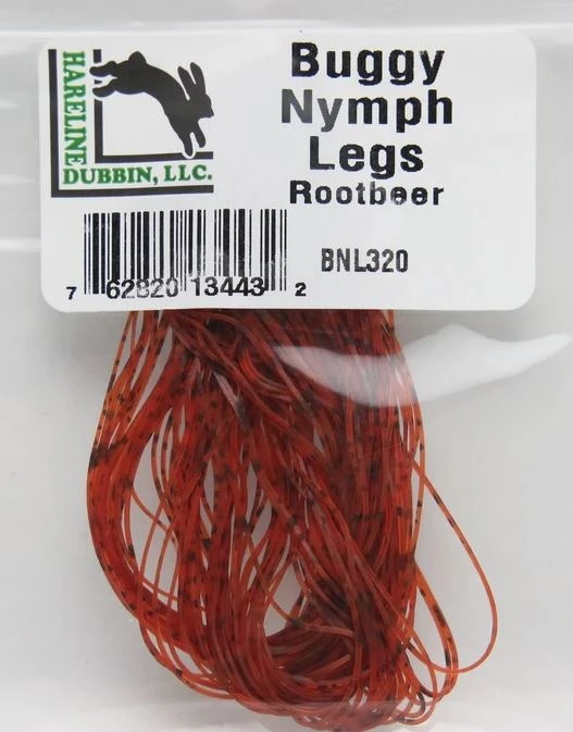 Hareline Synthetic Fibers & Flash Buggy Nymph Legs 10 Hareline Synthetic Fibers & Flash Buggy Nymph Legs