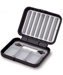Angler Sport Group Fly Boxes C&F Design Small 7-Row Fly Box With Ultra Midge Size Threaders