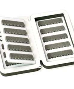 Angler Sport Group Fly Boxes C&F Design Super-Small 10-Row Ultra-Lite Fly Box With Flip Page
