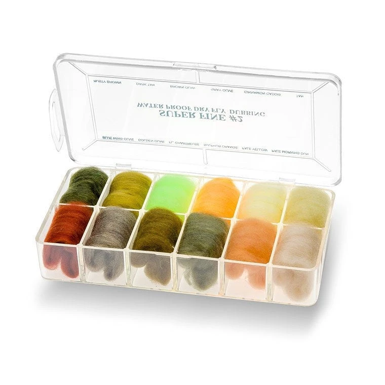 Wapsi Super Fine Dry Fly Dubbing Dispenser #2 3 Wapsi Super Fine Dry Fly Dubbing Dispenser #2