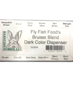 Hareline Dubbing Bruiser Blend Dark Colors Dispenser