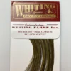 Whiting 100 Pack Dry Fly Hackle - Dark Olive - 16