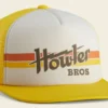Howler Brothers Howler Bros Structured Snapback Hat - Howler Electric Stripe: Gold/Stone