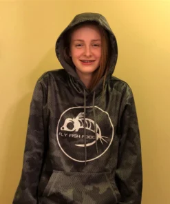 Brandon Thomas Fly Fish Food Camo Logo Hoodie (Lightweight) Clothing & Logo Gear