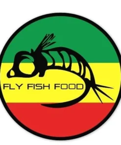 Fly Fish Food Sticker Clothing & Logo Gear