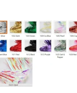 Hareline Synthetic Fibers & Flash Saltwater Flashabou