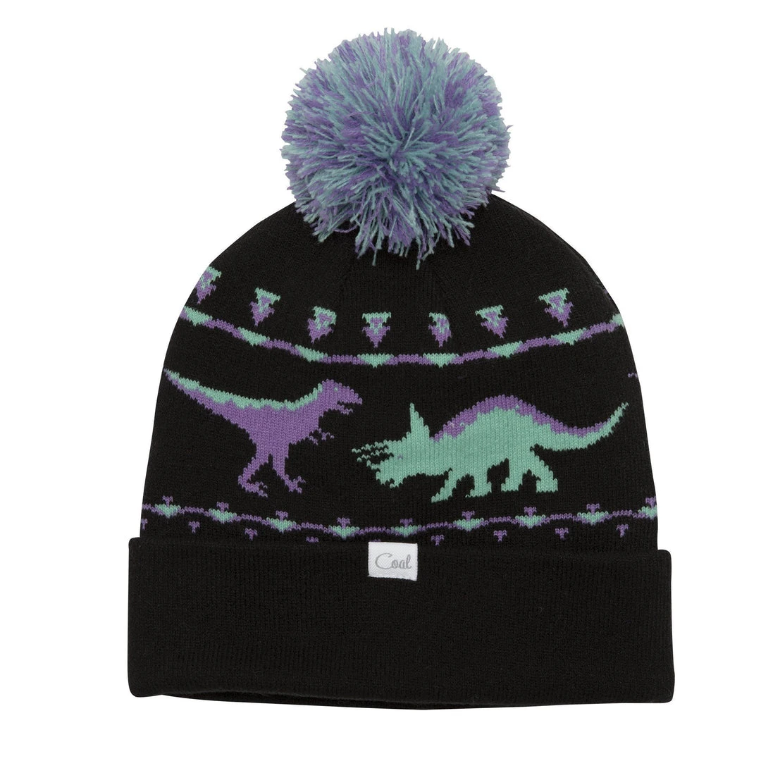 Coal The Dinosaur Graphic Pom Beanie 4 Coal The Dinosaur Graphic Pom Beanie