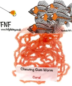 Nature's Spirit FNF 3mm Chewing Gum Worm Chenille