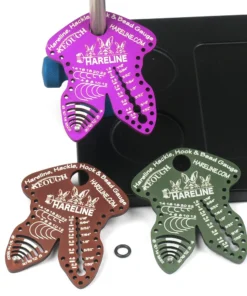 Hareline Hackle, Hook & Bead Gauge