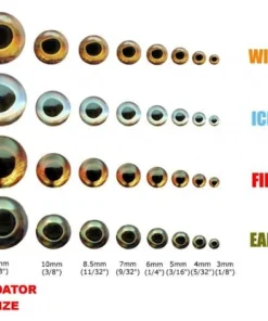 Hareline Fish Skull Living Eyes