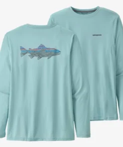 Patagonia Men's Long-Sleeved Capilene Cool Daily Fish Graphic Shirt Clothing & Logo Gear