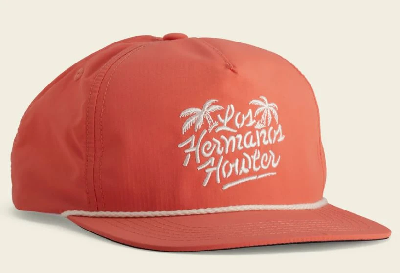 Howler Brothers Howler Bros Unstructured Snapback Hat - Los Hermanos: Coral 3 Howler Brothers Howler Bros Unstructured Snapback Hat - Los Hermanos: Coral