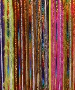 Hareline Hair & Fur Magnum Bling Rabbit Strips