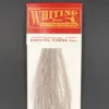 Whiting 100 Pack Dry Fly Hackle - White Dyed Medium Dun - 10