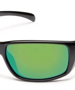 Smith Suncloud Milestone - Black - Polarized Green Mirror Sunglasses
