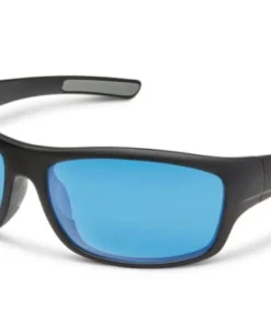 Smith Suncloud Milestone - Matte Black - Polarized Blue Mirror Sunglasses