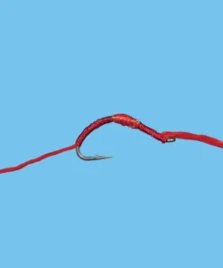 Solitude Shop Flies Flossy Worm - Red
