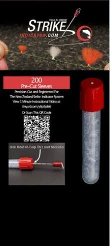 Alpine Indicators & Split Shot New Zealand Strike Indicator Pre-Cut Sleeves 3 Alpine Indicators & Split Shot New Zealand Strike Indicator Pre-Cut Sleeves